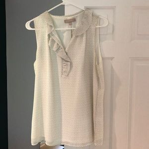 Sleeveless blouse